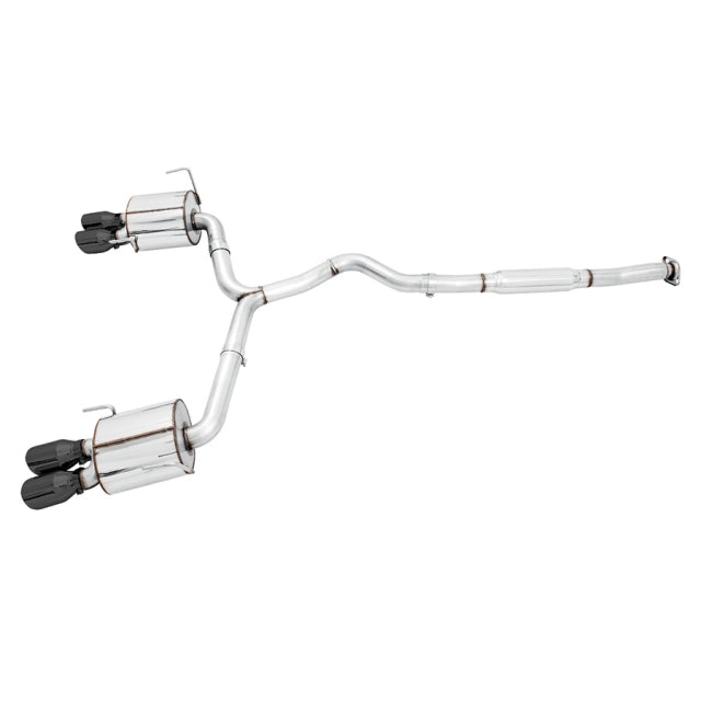 AWE Tuning Subaru STI VA / WRX GV / STI GV Sedan Touring Edition Exhaust - Diamond Black Tip (102mm) - My Store