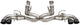 Corsa 20-22 Corvette C8 3in Valved Cat-Back 4.5in Pol Quad Tips - Fits Factory NPP Exhaust w/ AFM - Mammoth Racing -