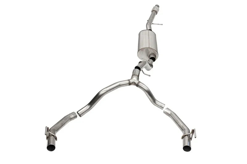 Corsa 21-22 Cadillac Escalade ESV 6.2L Dual Rear 3.5/2.75in Sport Cat-Back Uses Factory Bezels - Mammoth Racing -