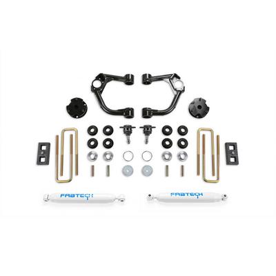 Fabtech 19 Ford Ranger 4WD w/o Intrusion Beam Kit 3.5in Bj UCA Sys w/Perf Shks - Mammoth Racing -