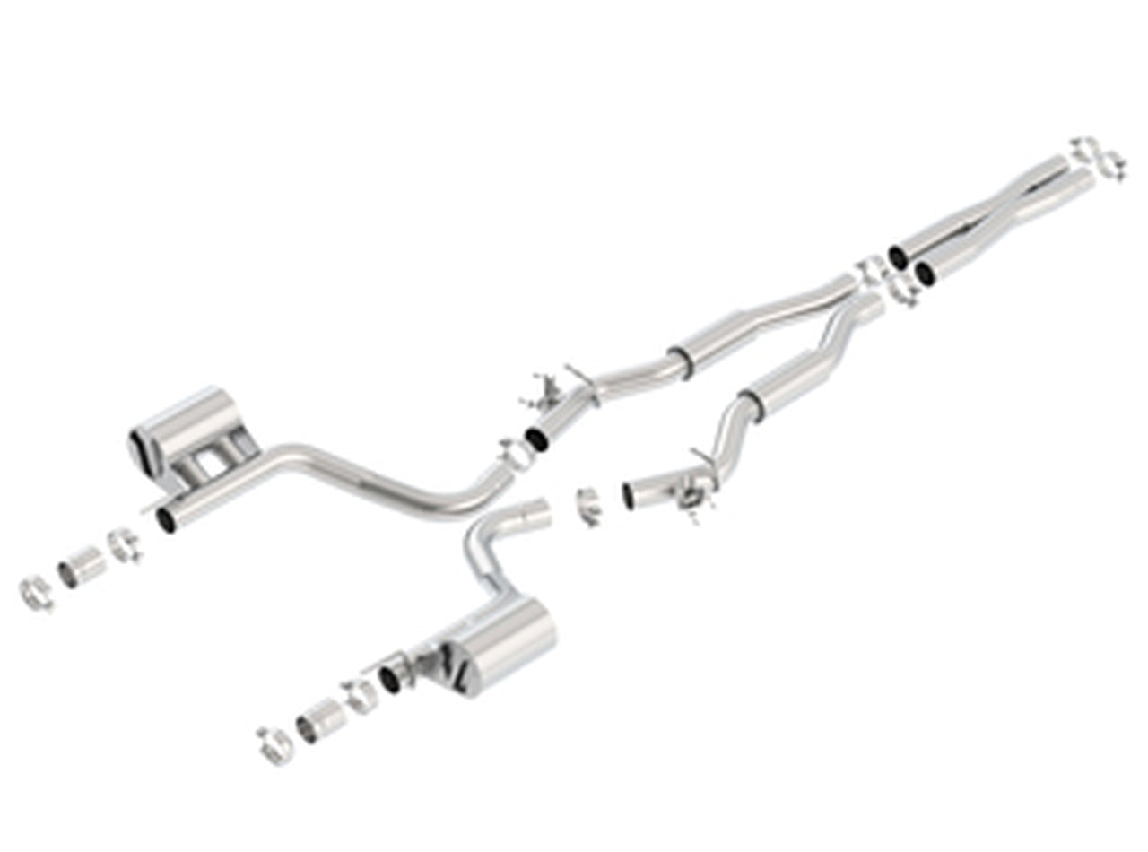 Borla 15-16 Challenger SRT Hellcat S-Type Single Split Rear Exit Exhaust - My Store