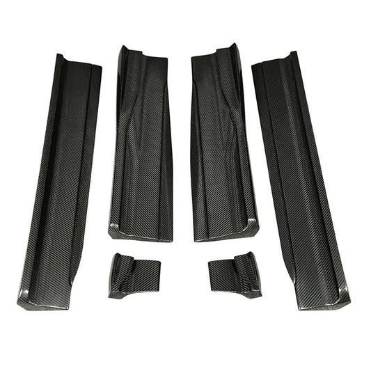 Dry Carbon Fiber Rocker Panel Side Skirts for Lamborghini Urus