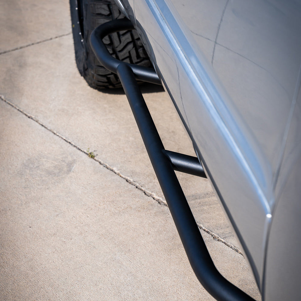 Sliders, Toyota 4runner,10 Deg, W/ TOP Plates, MIG Weld, Black, 2004-09 - My Store