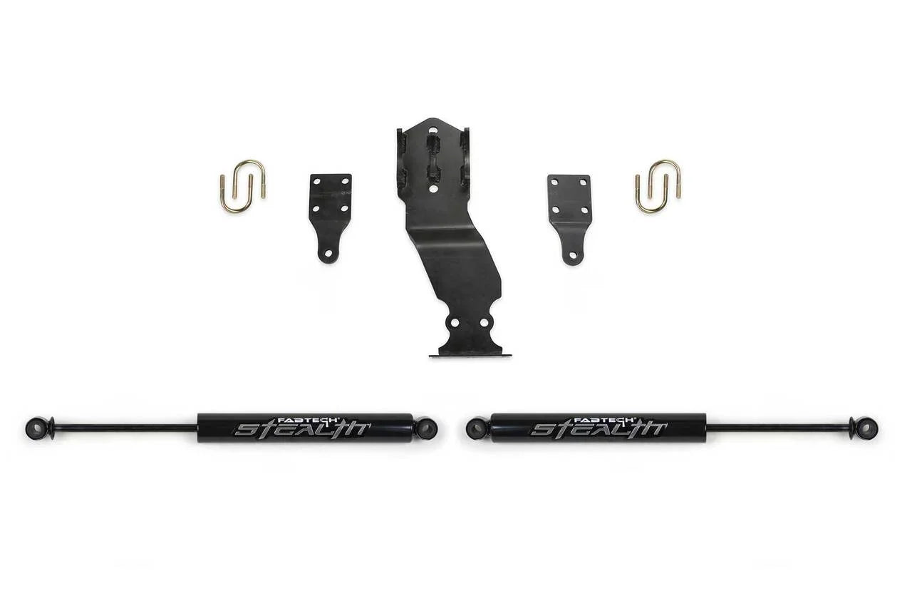 Fabtech 99-03 Ford F250/350/Excursion 2WD Dual Performance Steering Stabilizer Kit - My Store