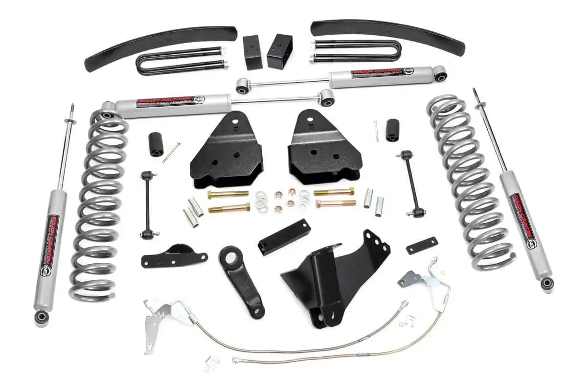 Fabtech 10-15 Toyota 4Runner 4WD 6in Rear Box Kit - My Store
