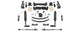 Fabtech 95.5-04 Toy Tacoma 5 Lug 2WD 3in Spindle Sys w/Perf Shks - My Store