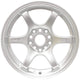 Gram Lights 57dr 15x8.0 +35 4-100 Sunlight Silver Wheel - Mammoth Racing -