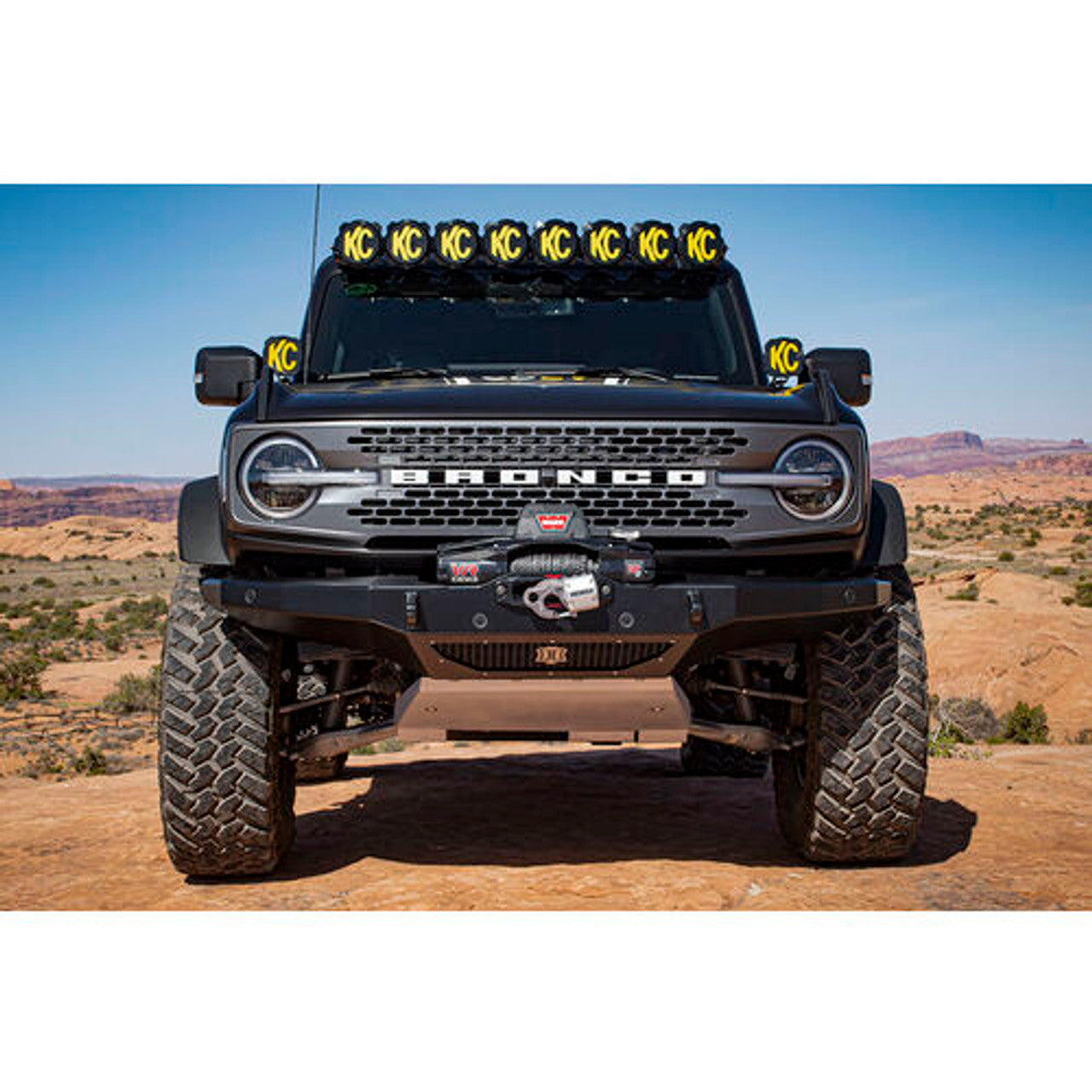 Icon 2021+ Ford Bronco Pro Series Front Winch Bumper - Mammoth Racing -