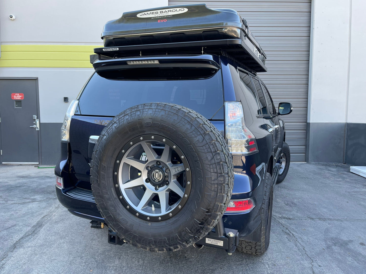 Universal Spare Tire Carrier Rack Right - My Store