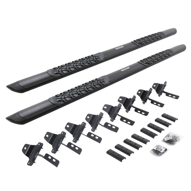 Go Rhino 07-18 Jeep Wrangler JKU Vertex V3 - Sidestep + Brkts - Mammoth Racing -