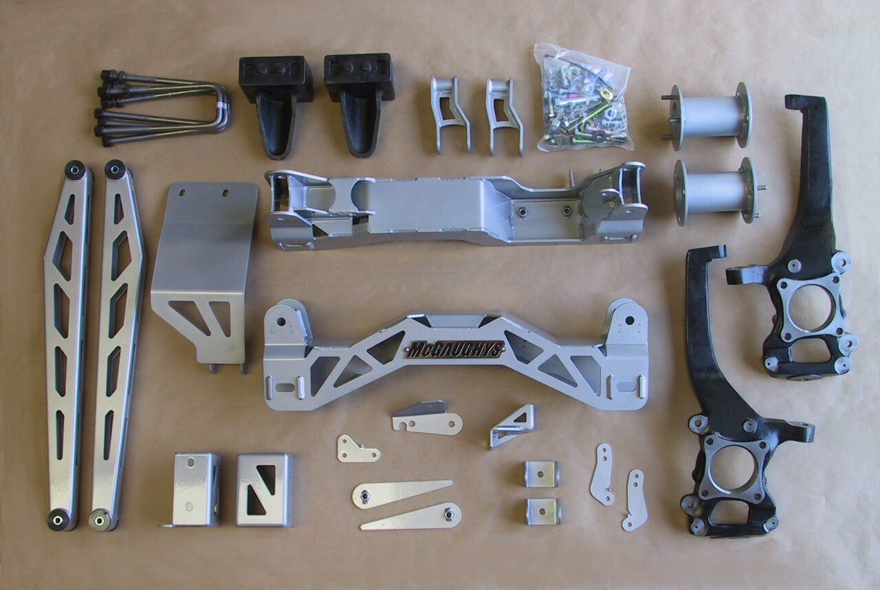 Superlift 04-08 Ford F-150 4WD 4.5-6in Lift Kit Component Box - Crossmember and Strut Spacer - Mammoth Racing -