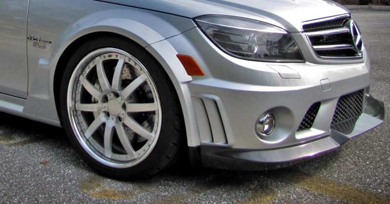 RENNtech Carbon Fiber | Front Splitter | 204 - C 63 AMG - Mammoth Racing -