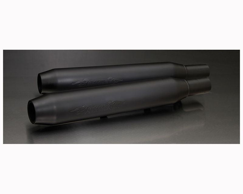 Remus 2009 Triumph Thunderbird Custom Slash Cut Black Slip On - Right Side - Mammoth Racing -