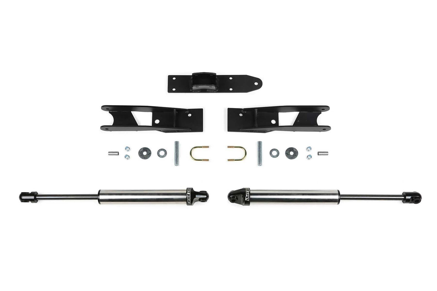 Fabtech 20-21 GM 2500hd/3500hd 4WD Dual HD Dirt Logic Steering Stabilizer - My Store