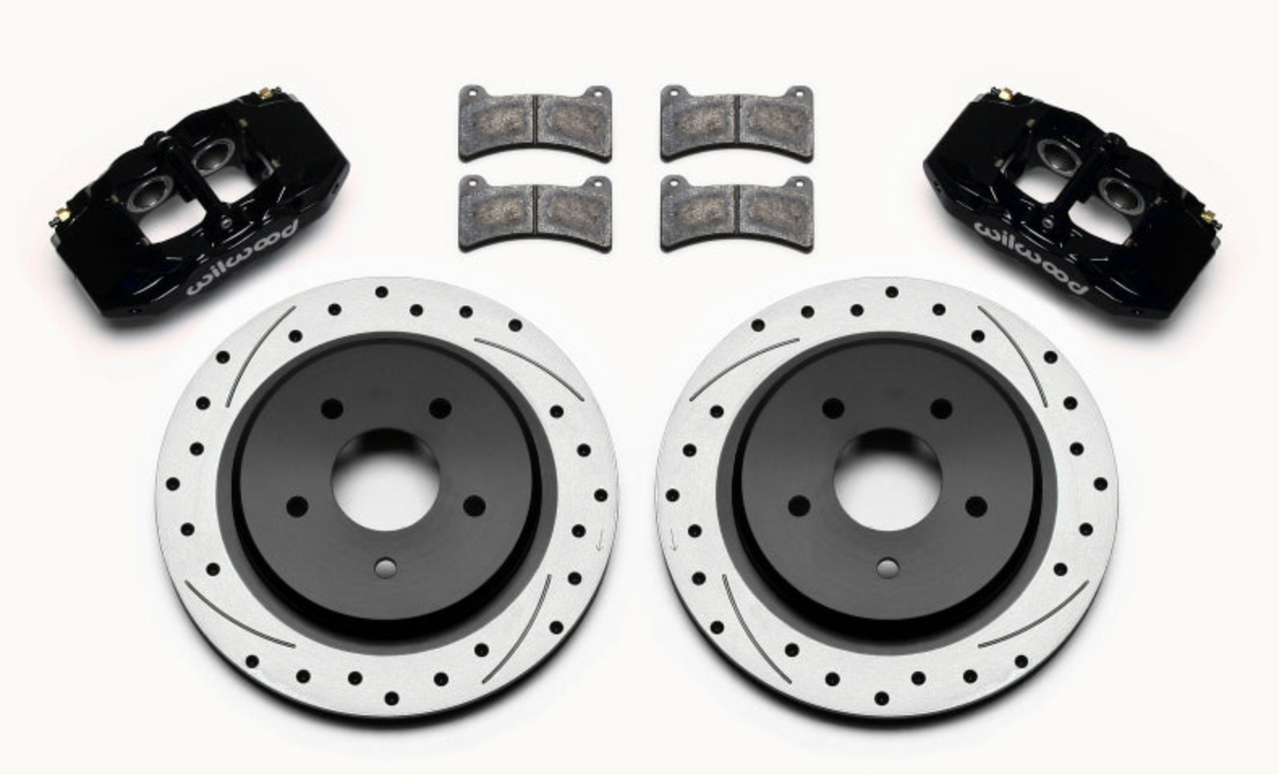 Wilwood Dpc56 Rear Caliper & Rotor Kit Black Corvette All C5 / Base C6 1997-2013 - My Store
