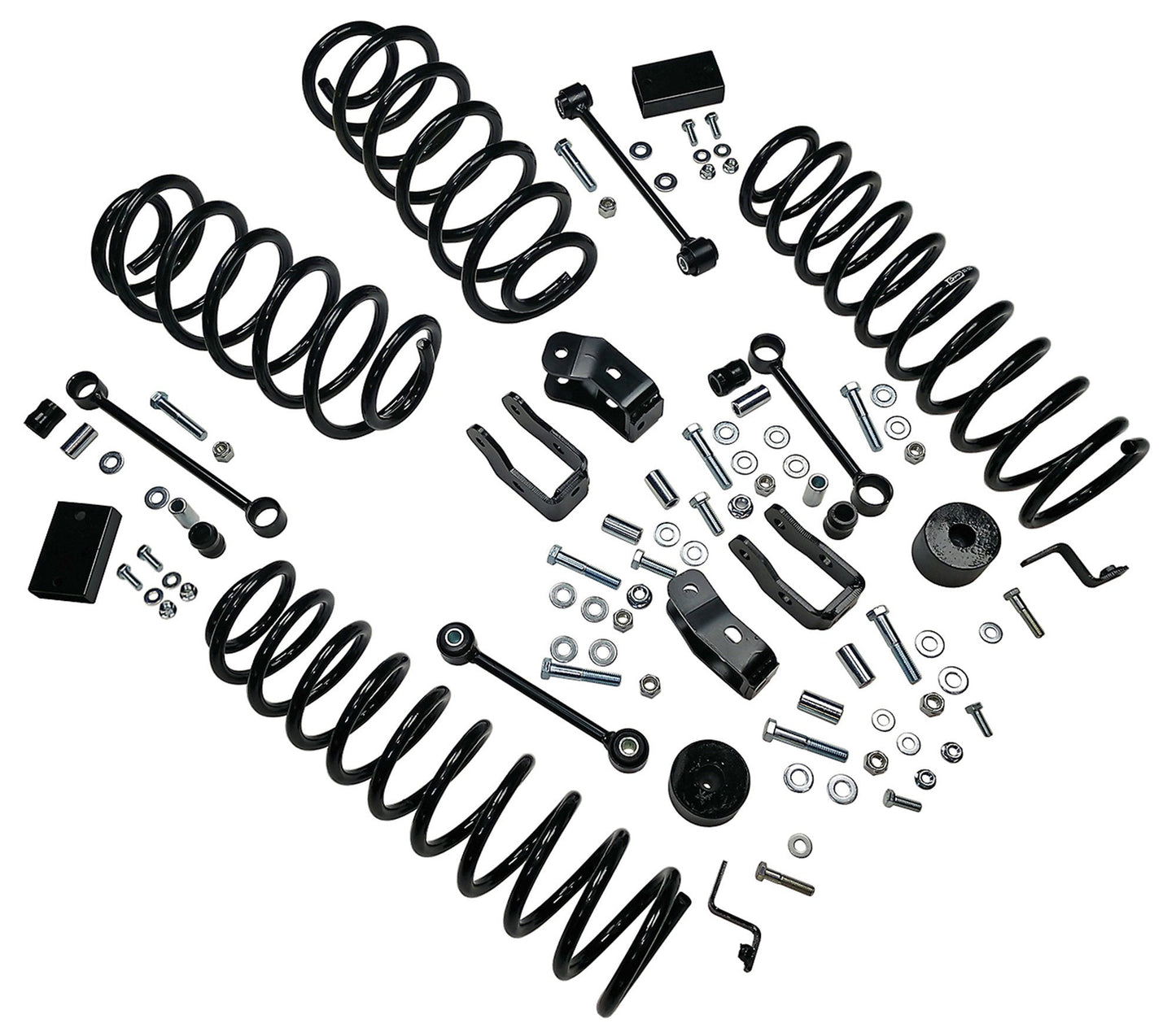 18-19 Jeep Wrangler JL 2 Door 2.5in Dual Rate Coil Lift Kit - Incl Rubicon w/ Shock Extensions - Mammoth Racing -