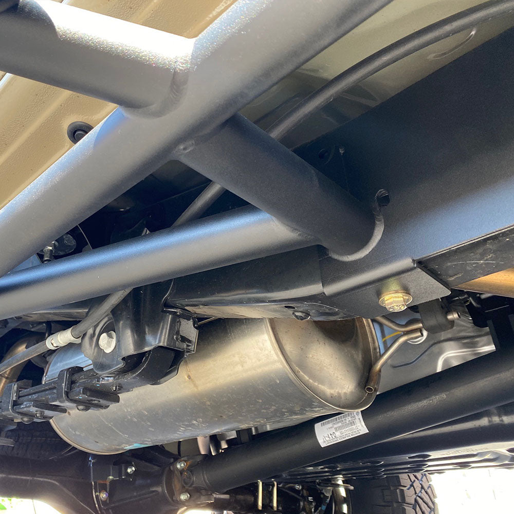 Sliders, Toyota Tacoma, W/ TOP Plates, Black, 2010-21 - My Store