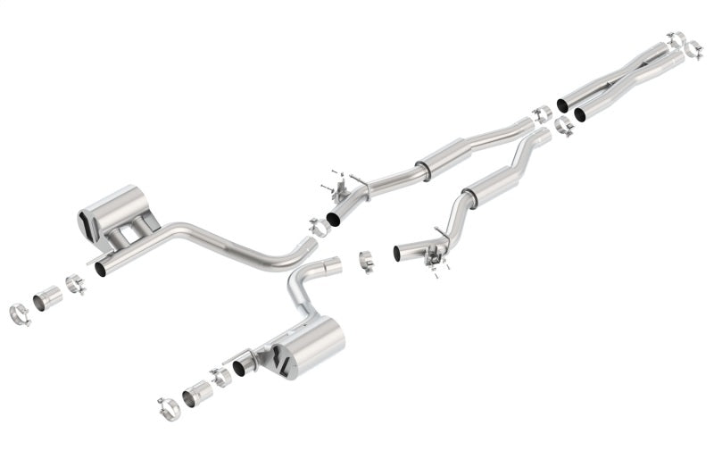 Borla 15-16 Dodge Challenger SRT 392 S-Type Catback Exhaust Single Split Rear Exit (No Tip) - My Store