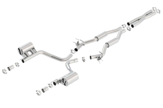 Borla 15-16 Dodge Challenger SRT 392 S-Type Catback Exhaust Single Split Rear Exit (No Tip) - Mammoth Racing -