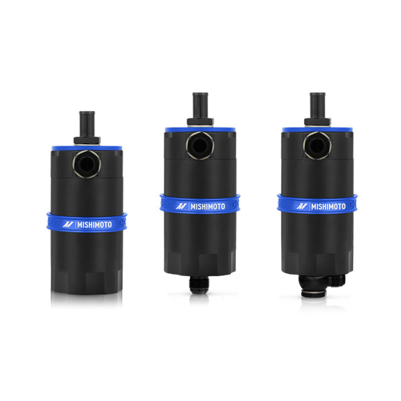 Mishimoto Universal Baffled Oil Catch Can - Blue - Mammoth Racing -