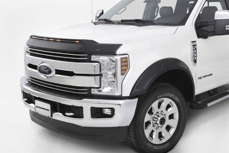 Bushwacker 17-19 Ford F-250 Super Duty w/ 81.8in Bed DRT Style Flares 4pc - Black - Mammoth Racing -