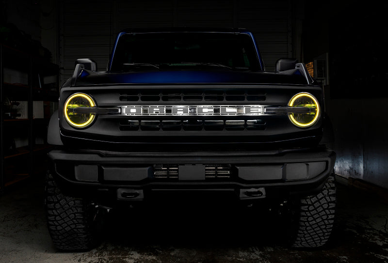 Oracle 2021 Ford Bronco DRL Upgrade w/ Halo Kit - ColorSHIFT w/ BC1 Controller - Mammoth Racing -