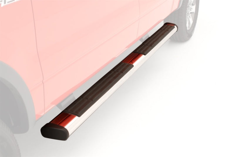 Lund 2019 Chevy Silverado 1500 Crew Cab (Rocker Panel) 6in. Oval Straight SS Nerf Bars - Polished - My Store