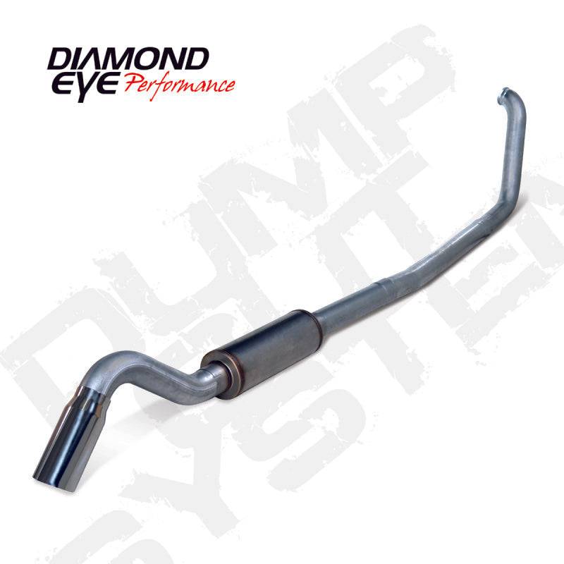 Diamond Eye KIT 4in TB SGL SS: TURN DOWN 00-03 FORD 7.3L F250/F350 - Mammoth Racing -