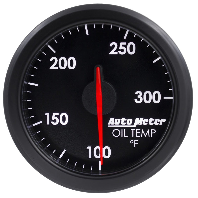 Autometer Airdrive 2-1/6in Trans Temperature Gauge 100-300 Degrees F - Black - My Store