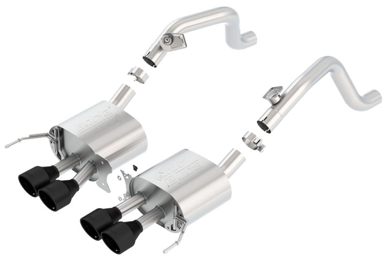 Borla 14-18 C7 Corvette Stingray Axle-Back ATAK Exhaust 2.75in To Muffler Dual 2.0in Out 4.25in Tip - My Store