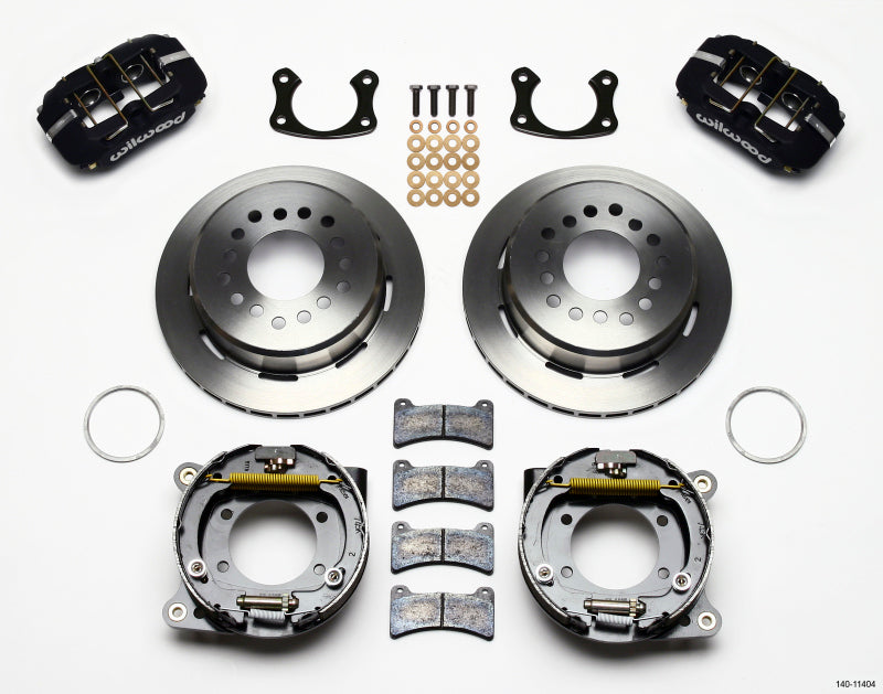 Wilwood Dynapro Low-Profile 11.00in P-Brake Kit New Big Ford 2.50in Off Front Mount - Mammoth Racing -