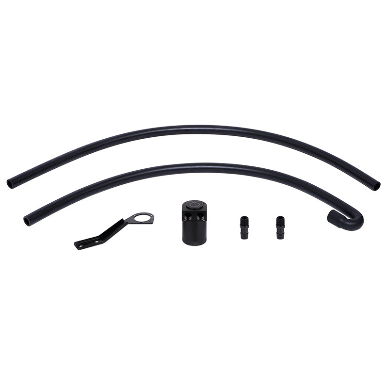 Mishimoto 07-10 BMW N54 Baffled Oil Catch Can Kit - Black (CCV Side) - Mammoth Racing -