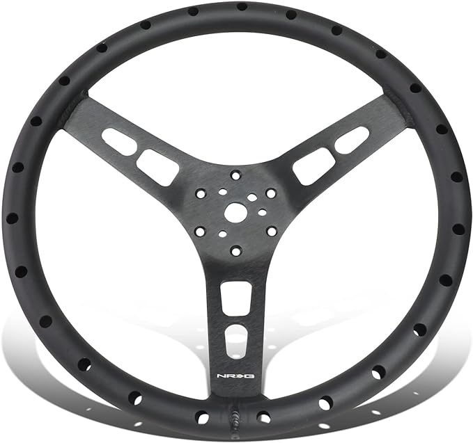 NRG Reinforced Steering Wheel 380mm Sport Full Aluminum Light Weight Welded Steering Wheel - My Store