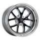 Weld S76 18x10 / 5x4.75in BP / 7.1in. BS Black Wheel (High Pad) - Non-Beadlock - Mammoth Racing -