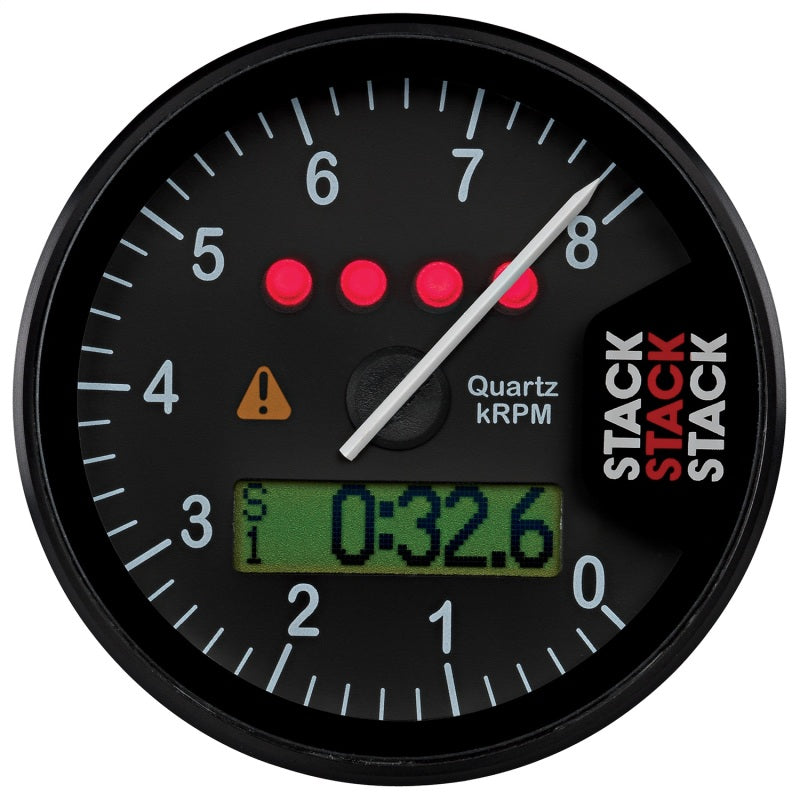 Autometer Stack Display Tachometer 0-8k RPM - Black - My Store