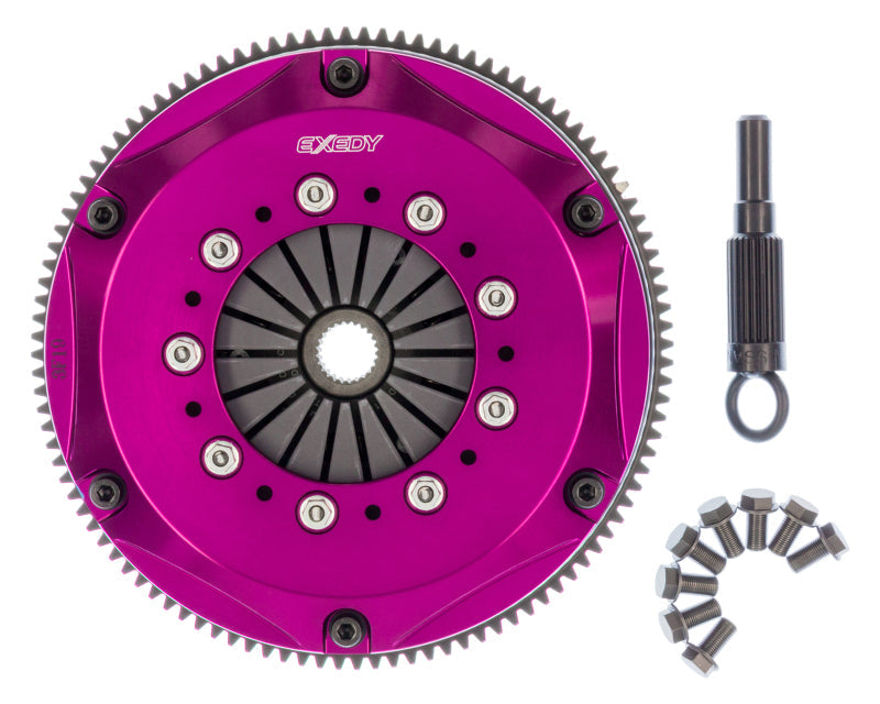 Exedy 1989-1994 Nissan 240sx Hyper Twin Cerametallic Clutch Sprung Center Disc Push Type Cover - Mammoth Racing -