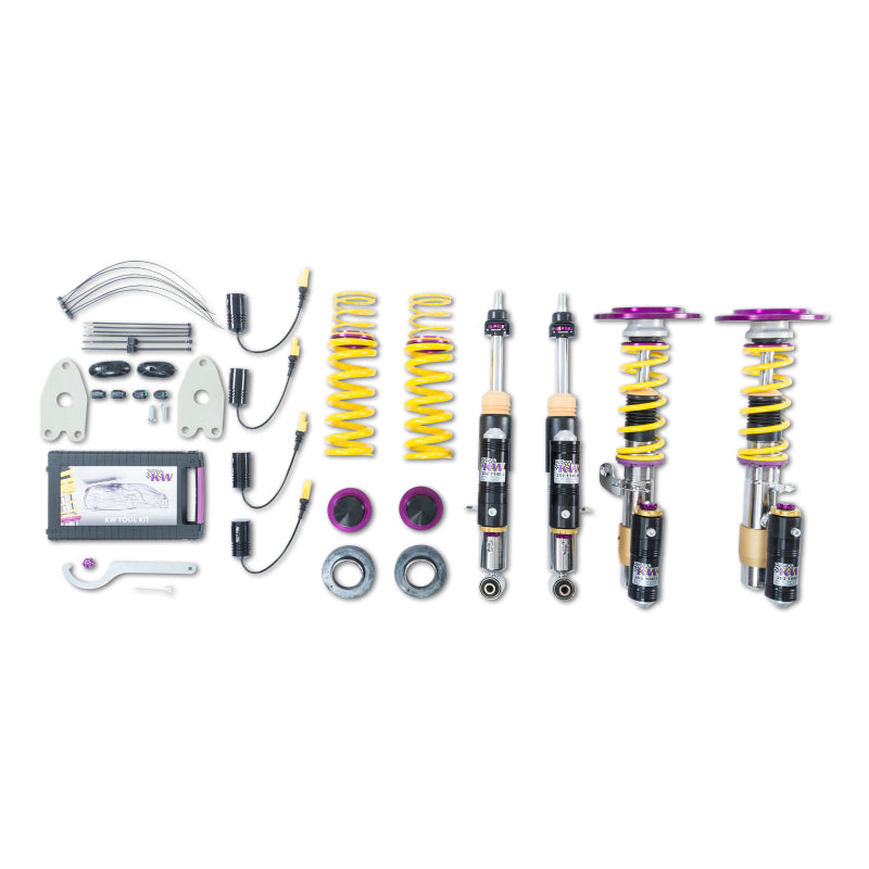 KW Coilover Kit V4 2015 BMW M3 (F80) / M4 (F82) w/ Electronic Suspension - Mammoth Racing -