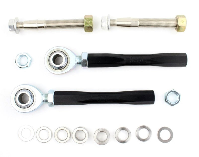 SPL Parts 2009+ Nissan 370Z Front Outer Tie Rod Ends Adjustable for Bumpsteer - Mammoth Racing -