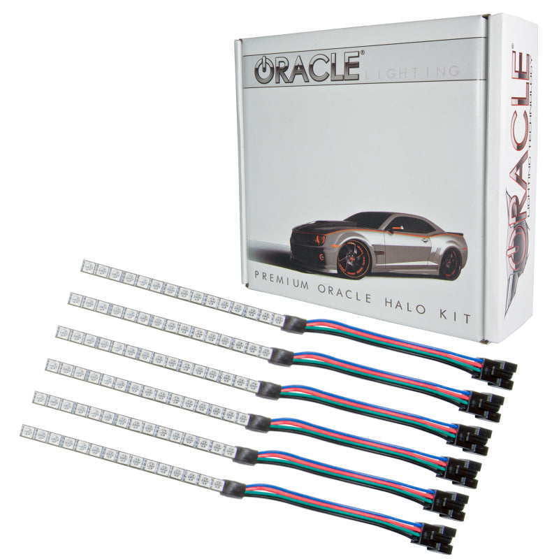 Oracle 15-17 Ford Mustang V6/GT/Shelby DRL Upgrade w/ Halo Kit - ColorSHIFT w/ 2.0 Controller - Mammoth Racing -