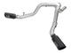 aFe Atlas Exhaust 4in Dual DPF-Back Al Steel w/ Black Tips 16-17 GM Diesel Truck V8-6.6L (td) LML - Mammoth Racing -