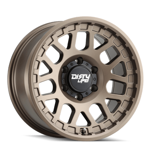 Dirty Life 9306 Mesa 17x9 / 6x139.7 BP / -12mm Offset / 106mm Hub Dark Bronze Wheel - Mammoth Racing -