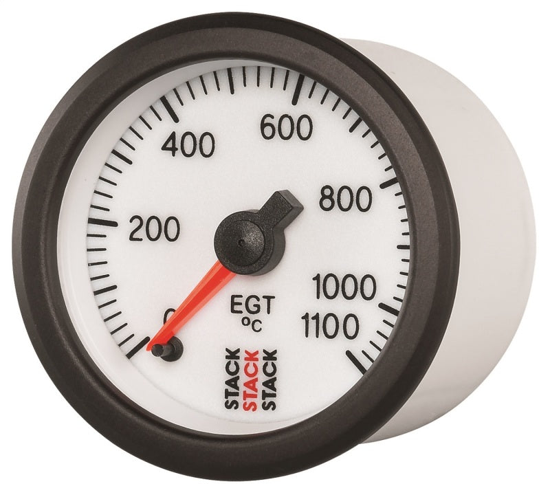 Autometer Stack 52mm 0-1100 Deg C Pro Stepper Motor Exhaust Gas Temp Gauge - White - My Store