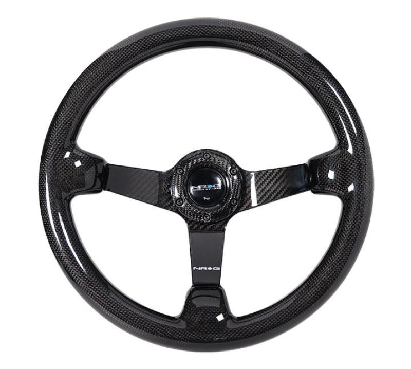 NRG Forged Carbon Fiber Steering Wheel (350mm / 3in. Deep) - My Store