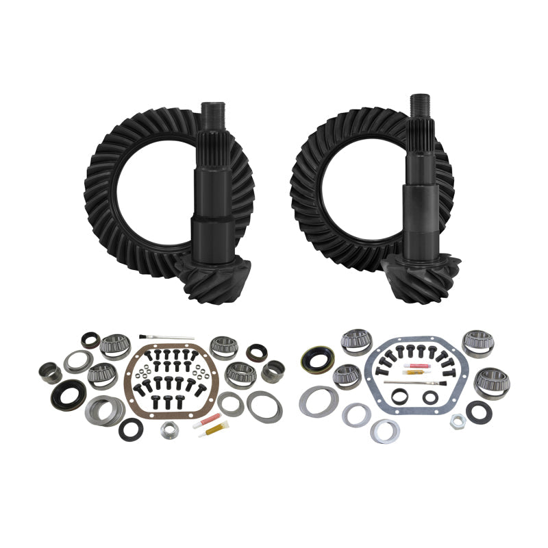 Yukon Gear & Install Kit Package For Jeep JK (Non-Rubicon) in a 4.56 Ratio - Mammoth Racing -