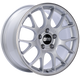BBS CH-R 18x8 5x120 ET40 Brilliant Silver Polished Rim Protector Wheel -82mm PFS/Clip Required - Mammoth Racing -