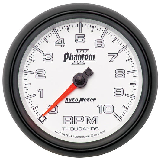 Autometer Phantom II 3-3/8in 10000 RPM In-Dash Tachometer - My Store