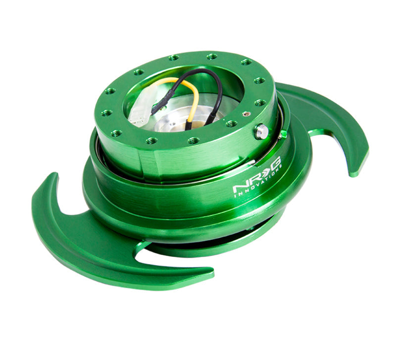 NRG Quick Release Kit Gen 3.0 - Green Body / Green Ring w/Handles - My Store