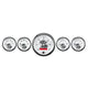 Autometer Prestige Series Pearl 5 Piece Gauge Kit - My Store