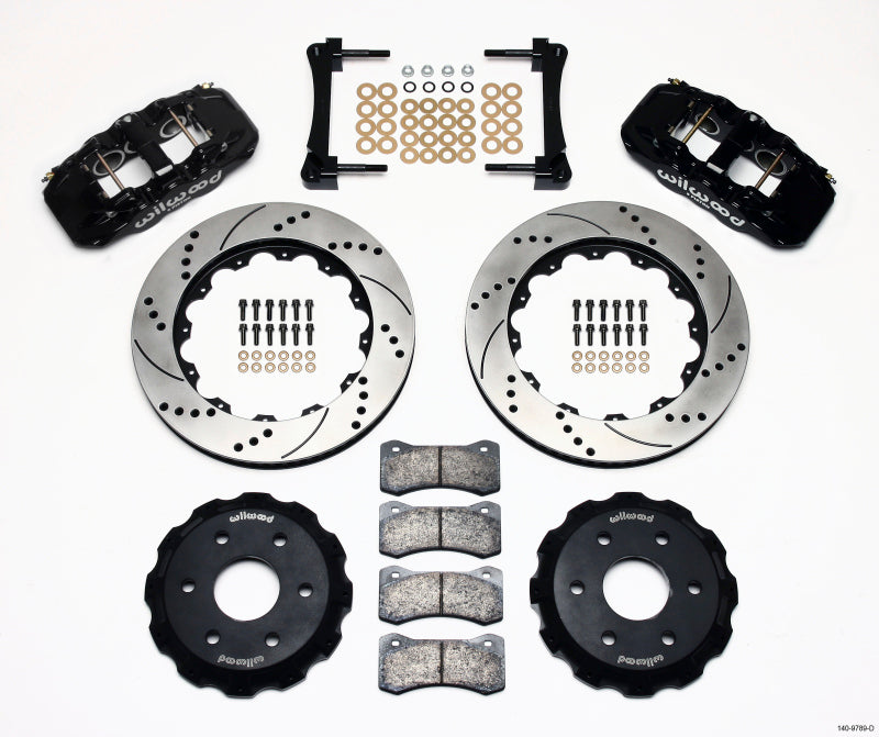Wilwood Aero6 Front Truck Kit 14.25in Drilled 1999-2014 GM Truck/SUV 1500 - My Store