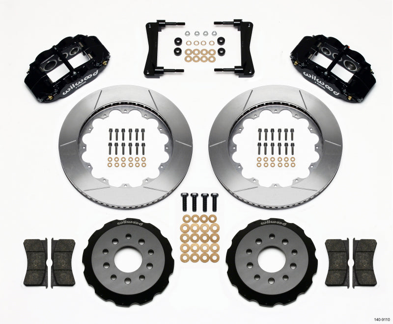 Wilwood Narrow Superlite 6R Front Hat Kit 14.00in 2005-2014 Mustang - My Store
